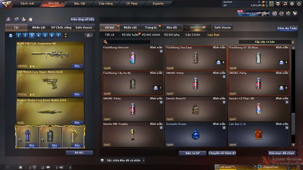 shop acc cf uy tin gia re